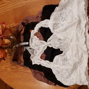Free People Bralettes! Sz. XL🤍🤎🖤